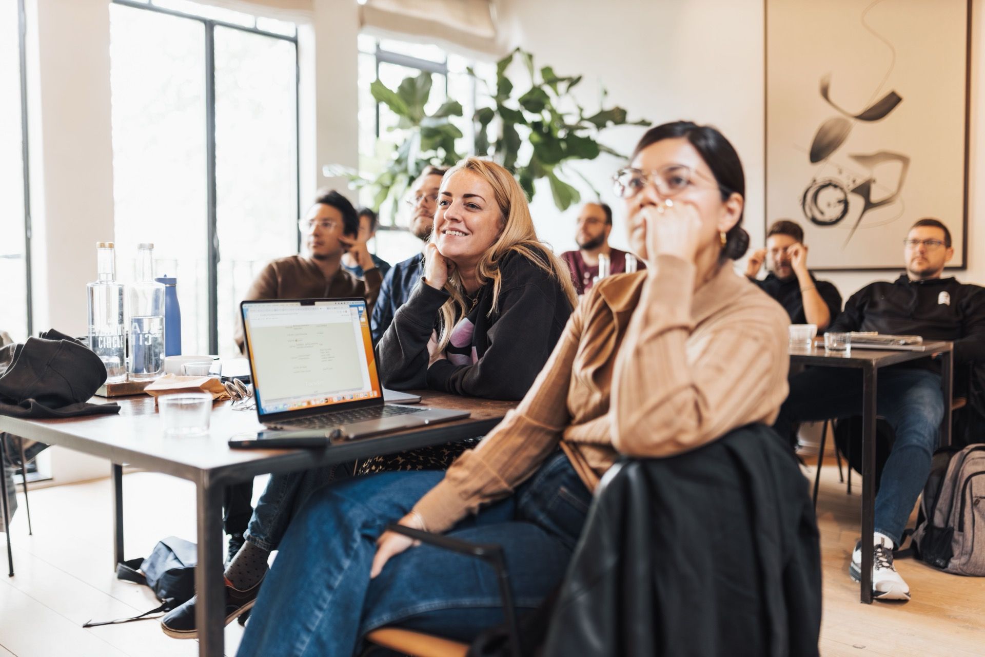 Nonprofit leaders at training event